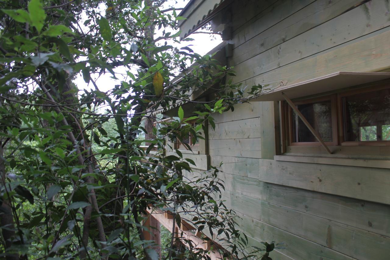 Les Cabanes Dans Les Bois Logis Hotel Villedubert Exterior photo