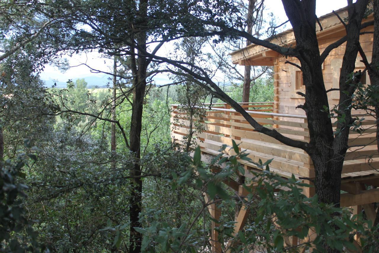 Les Cabanes Dans Les Bois Logis Hotel Villedubert Exterior photo